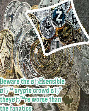 Coins earth gloom crypto fanatics